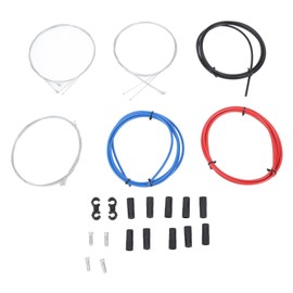 Bike Brake Cable Housing Kit Bicycle Shifter Cable Kit for Road Bikes Folding Bikes Three Colors A Set