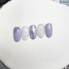 Purple Ribbon Pixie Nails - Double-Sided Tape / 퍼플 리본