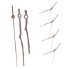 SHINEOFI 15 Sets Wooden Clock Hands Replacement for Clocks with