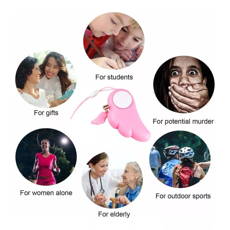 Dolores Llaveros Defensiva Personal Sensor Puerta Ventana Alarma Kit