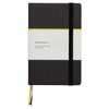 Maruman A6 Notebook Mnemosyne Journal Black 5mm Dot Grid