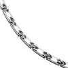 Accents Kingdom Men's Premium Titanium Power Flat Link Golf Necklace