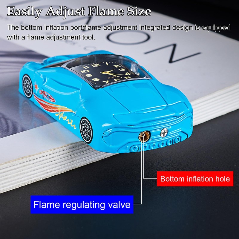 Torch Lighter - Cool Sports Car Design, Windproof Adjustable Jet
