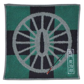 Bandai 4355000000 Mini-Towel, Tamoto Tanjiro Tsuba Series