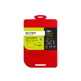 SILTEQ 90038RD Rolls and Disinfects Clean Cutting Board, Red