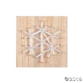 Holiday String Art Craft Kit - Crafts for Kids and Fun Home Activities (Snowflake)