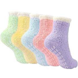 Women Warm Super Soft Plush Slipper Sock Winter Fluffy Microfiber Crew Socks Casual Home Sleeping Fuzzy Cozy Sock
