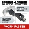Powerbuilt 3 Piece Spring-Loaded Crowfoot Wrench Set, Adjustable, Auto Size,