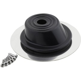 Steering Column Round Firewall Mounting Boot Seal, SS Bezel