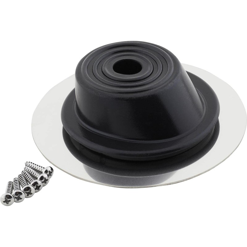 Steering Column Round Firewall Mounting Boot Seal, SS Bezel