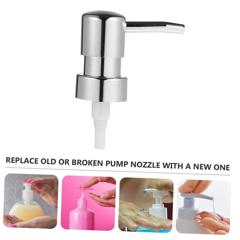 VICASKY 4pcs Bottle Nozzle Pressure Pump Head Replacement for Old