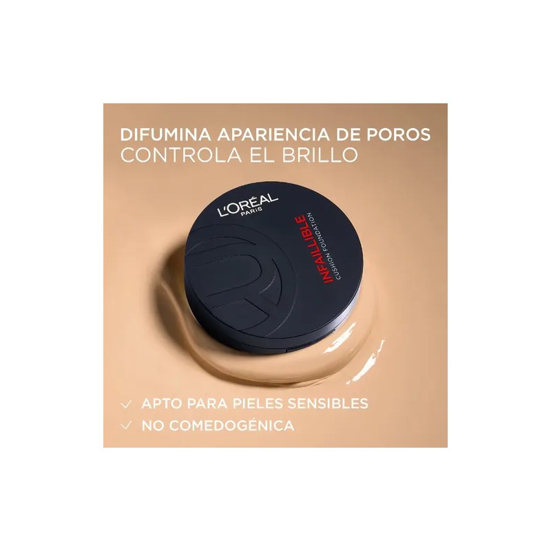 Base de maquillaje infallible Cushion Neutral L'oréal Paris