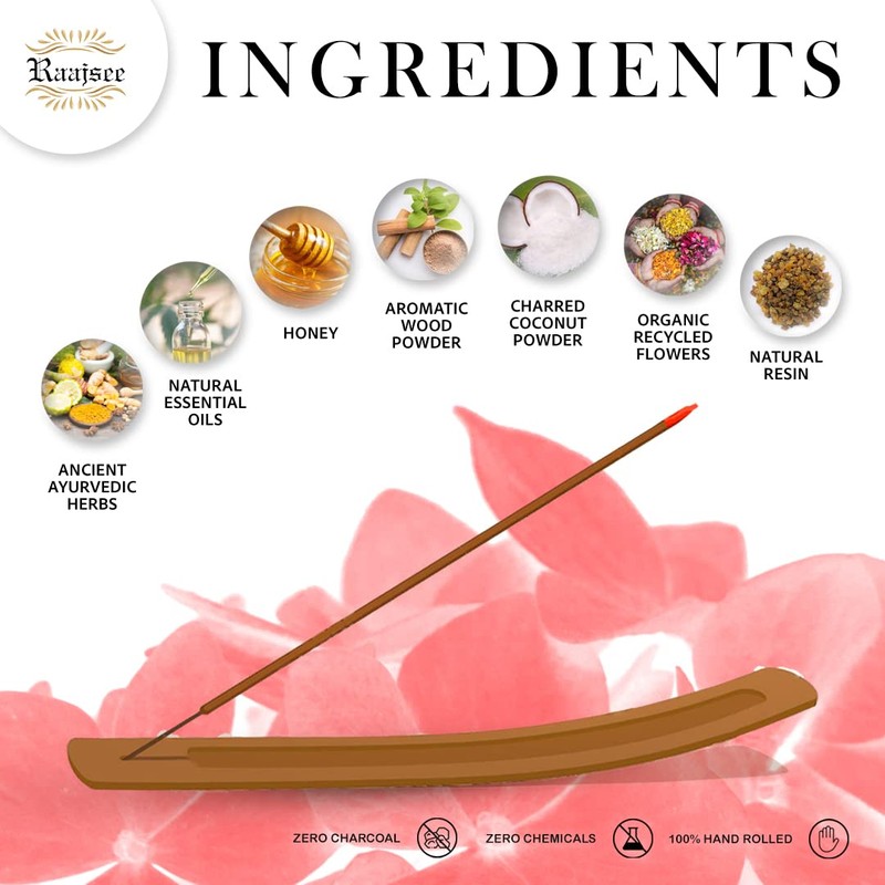 raajsee Incense Sticks Dragon Blood 100 gm Pack-100% Pure Organic
