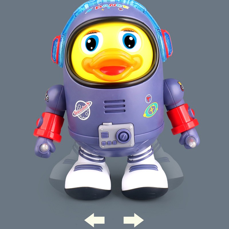 Dance Duck Toy Electric Dancing Singing with Music Light Plastic
