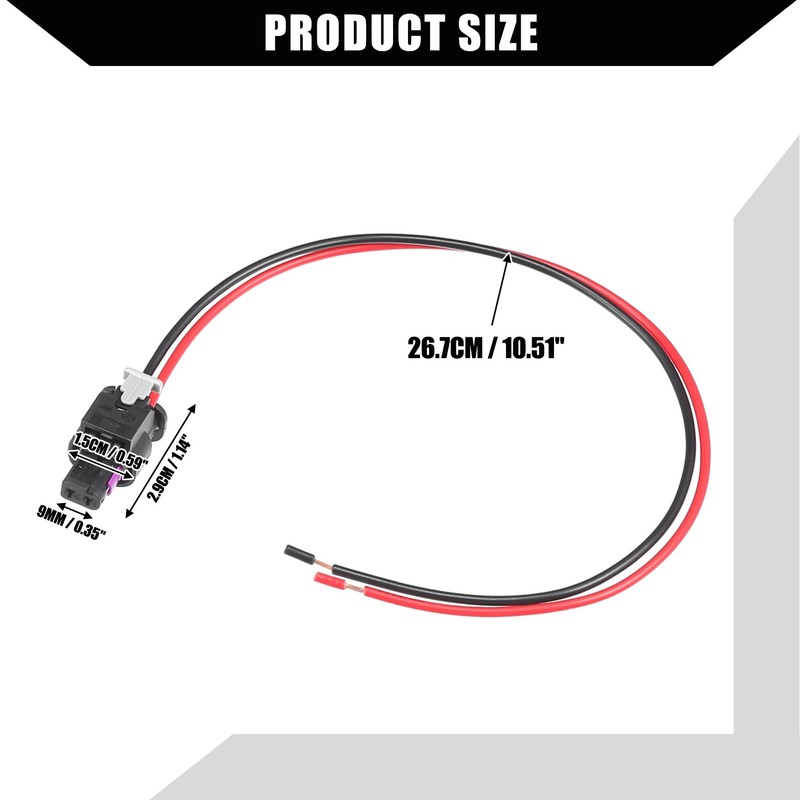 Hihaha Car Side Marker Connector Wiring Harness for Dodg Charger