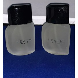 REALM MENS COLOGNE SPRAY~2 Bottles 1 oz each~GENUINE~R