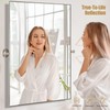 bolrok Pivot Mirror for Bathroom 24"×36" Brushed Nickel Titling Vanity