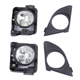 Dasbecan 33900TL0A01 - Carcasa para luces antiniebla con bombillas y kit de arnés de cableado, bombillas LED antiniebla compatibles con Honda Acura TSX 2009 2010 reemplaza 33950-TL0-A01 33900TL0A01 2