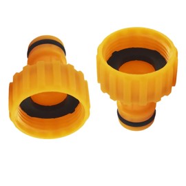 3/4 Inch Hose Connector, Outdoor Hose Faucet Adapter, Garden Hose Connector External Thread Faucet, Faucet Adapter Quick Connector for Garden Hoses (2PCS)