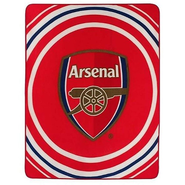 Arsenal FC Pulse Design Fleece Blanket (One Size) (Red)
