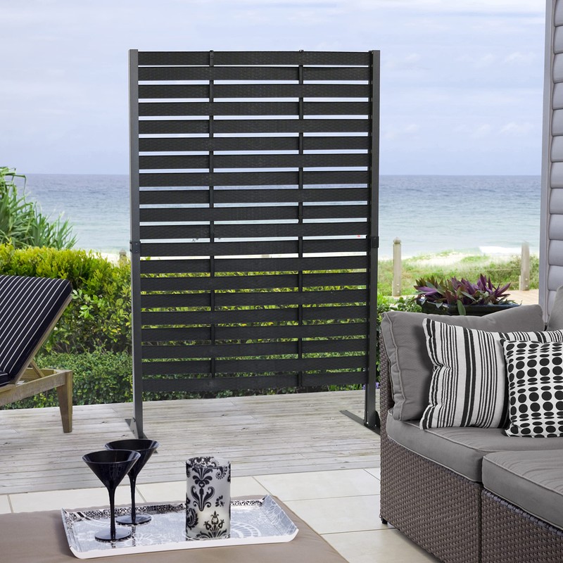 Multy Industries Multy Home 4’ Dash Outdoor Divider/Screen, Gray (MT1005841CM)