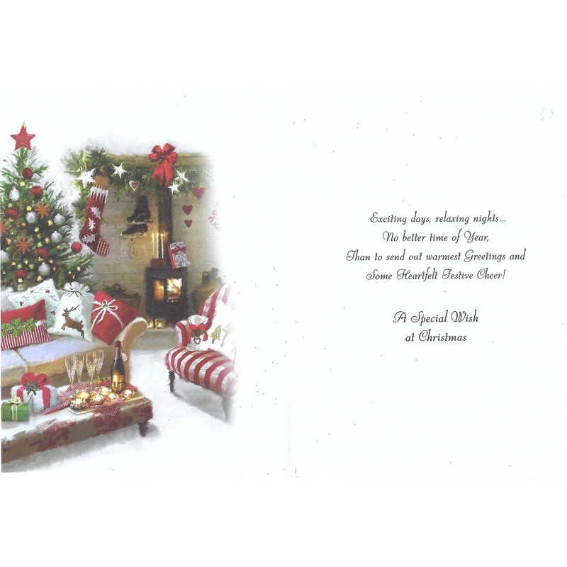 Jonny Javelin Festive Christmas Wishes Card