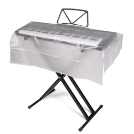 Keyboards Cover, Piano Keyboard Dust Cover 88 Key, Transparent Piano Music Keyboard Dirt Proof Cover with Zipper Opening, Electric/Electronic Keyboard Waterproof Cover, Protective Keyboard Cover