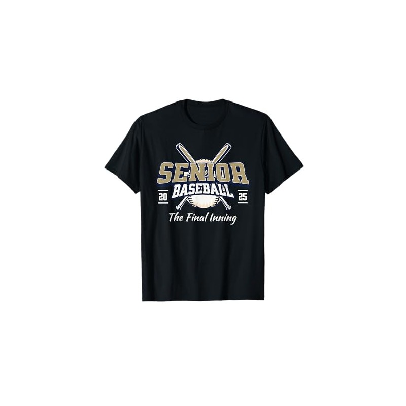 Senior Baseball 2025 The Final Inning T-Shirt