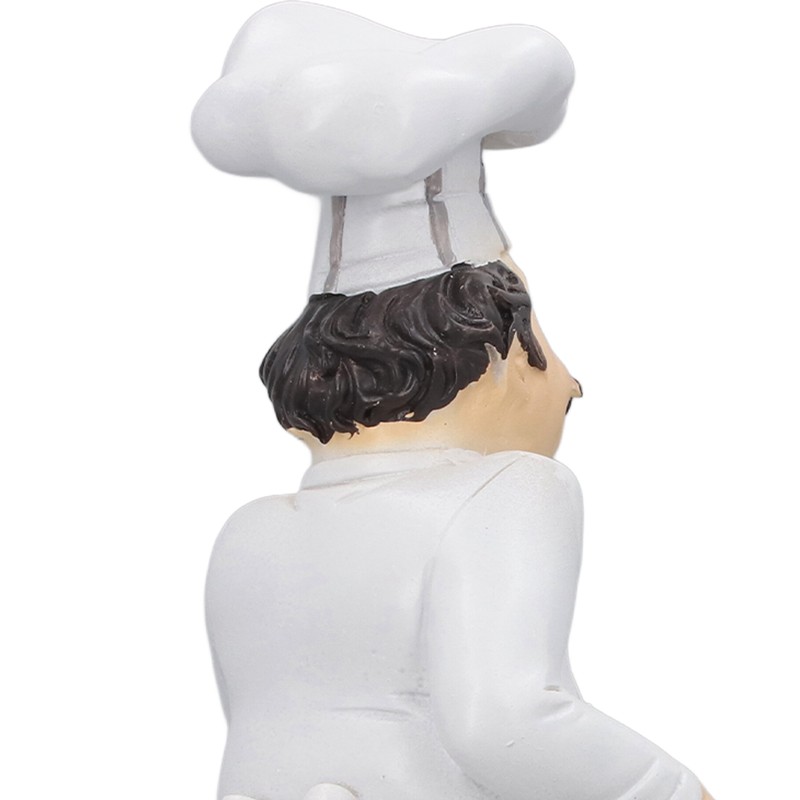 Chef Cooking Figurine Small Stereoscopic Art Ornament Resin Decoration Statue