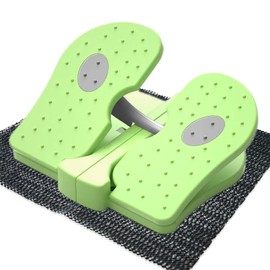 ISMIER Foldable Leg Exerciser: Portable Foot Pedal Exerciser for Seniors Under Desk Foot Pedal Exerciser Stepper Exercise for Leg Muscles Relieves Varicose Veins Physical Therapy Aid