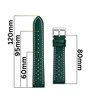 Perforated Leather Rally Strap - Available in Blue, Black, Yellow,
