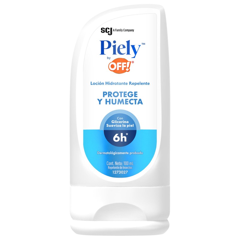 OFF! Piely Loción Hidratante Repelente de Mosquitos, 100ml