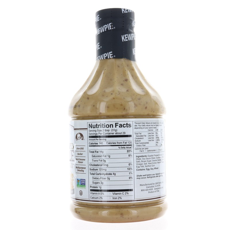 Kewpie Creamy Deep Roasted Sesame Dressing & Marinade, 30 Fluid