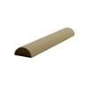 EWHR11 Half Round 3/4" Wide x 3/8" Moulding Trim. Unfinished,