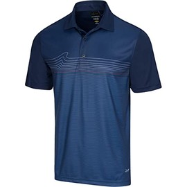 Greg Norman ML75 Ml Print Polo - G7S22K473-410 - Navy - S