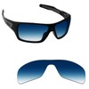 Alphax Blue Gradient Polarized Replacement Lenses for Oakley Turbine Rotor