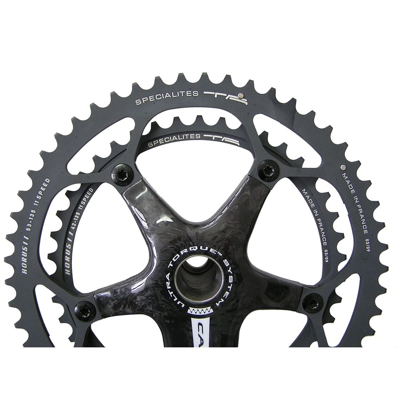 Spécialités TA Horus Campagnolo 11 Speed 135PCD Chainring, Black, 42T