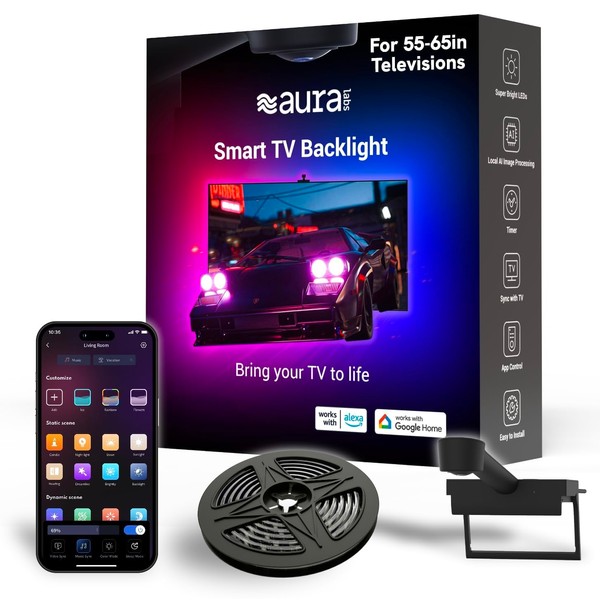 Aura TV Backlight for 50-65 inch TVs | Color-Sync Technology