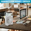 EZ-CHILL 9" Electric Portable 2-Speed, Quiet Box Fan, Ideal for