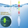 100Pcs Fishing Plastic Oval Beads Excellent Buoyancy Beads ( Color