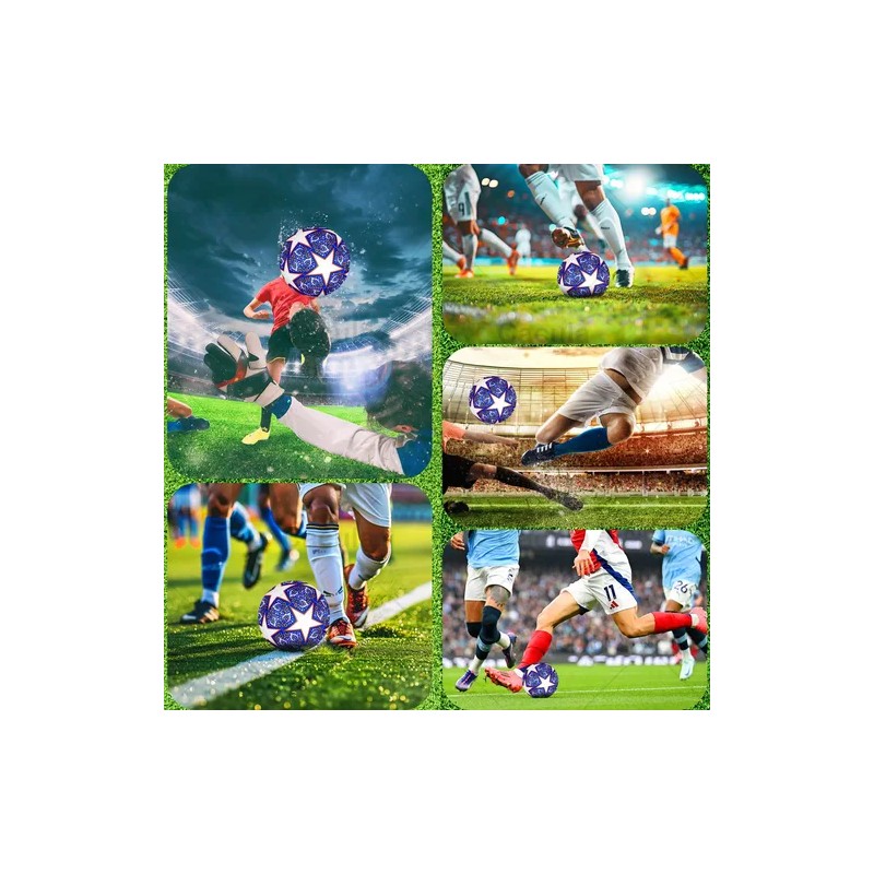 Pu Balón De Fútbol Soccer Para Entrenamiento Número 5
