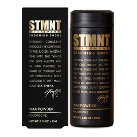 STMNT Grooming Goods Wax Powder, 0.53 oz  Semi-Matte Finish  Added Grip and Volume  Medium Control  Easy To Wash Out  Fuller Feeling Hair             