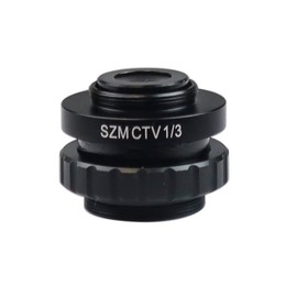 Isaac Technologies IC-CM-18 SZM CTV 1/3 Adapter for Trinocular Stereo Microscope, 0.35x C-Mount Reducing Lens