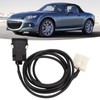 Qiilu Aux Female Audio Switch Cable Stereo Wiring Harness Aux
