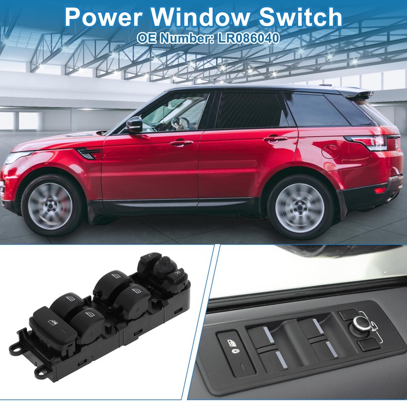 A ABSOPRO Power Window Switch No.LR086040 Window Control Switch for