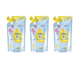 Naive Bath Cleansing Oil, Refill, 7.8 fl oz (220 ml)