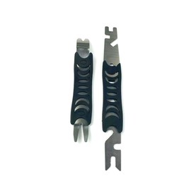 QiDAi 2pcs Door Seam Lock Pick Tool,Stainless Steel Ghost Hand Insert, Double-Head Design and Anti-Slip Handle Door Latch Opening Tools