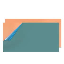 Uxney Copper Sheet, 100 mm x 200 mm x 1 mm, 99.9% Pure, Pack of 2
