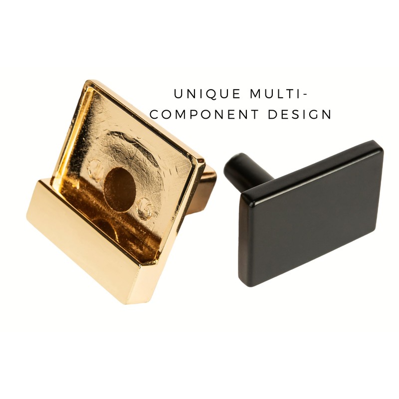 CAYBO 5 Pack 1-1/4 inch Kitchen Cabinet Knobs Drawer Dresser