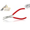 OdontoMed2011 D-3779-RD Mini Split Ring Stainless Steel Plier Red Handle